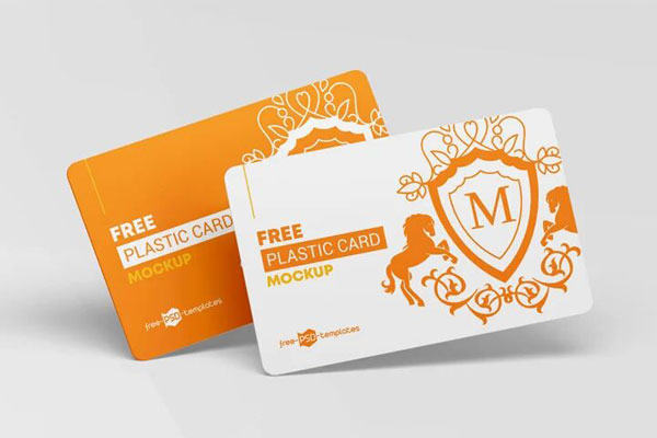 3 Mockups Featuring 2 Business Cards in Different Views FREE PSD