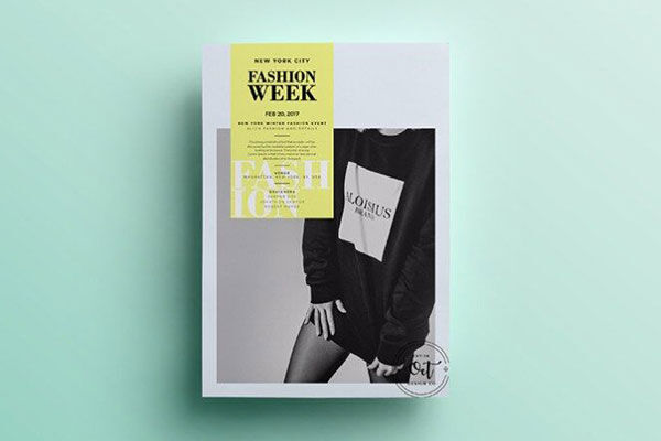 Classy and Stylish Fashion Event Flyer Template FREE PSD