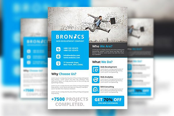 Clean Corporate Multipurpose Flyer Template Free Download | Resource Boy