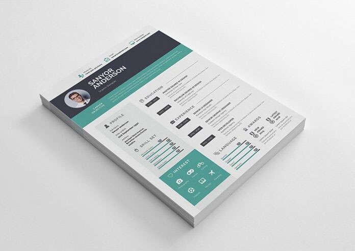 Clean Resume and Cover Letter Template FREE PSD