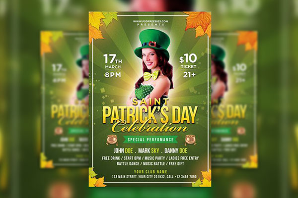 Best Flyer Templates for St. Patrick's Day - HollyMolly!