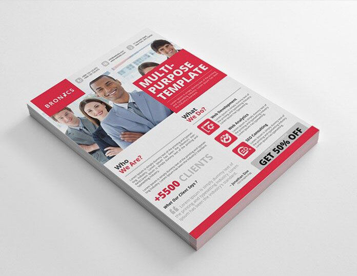 Download Business Multipurpose Flyer Design And Brochure Cover Page  Template Download Free