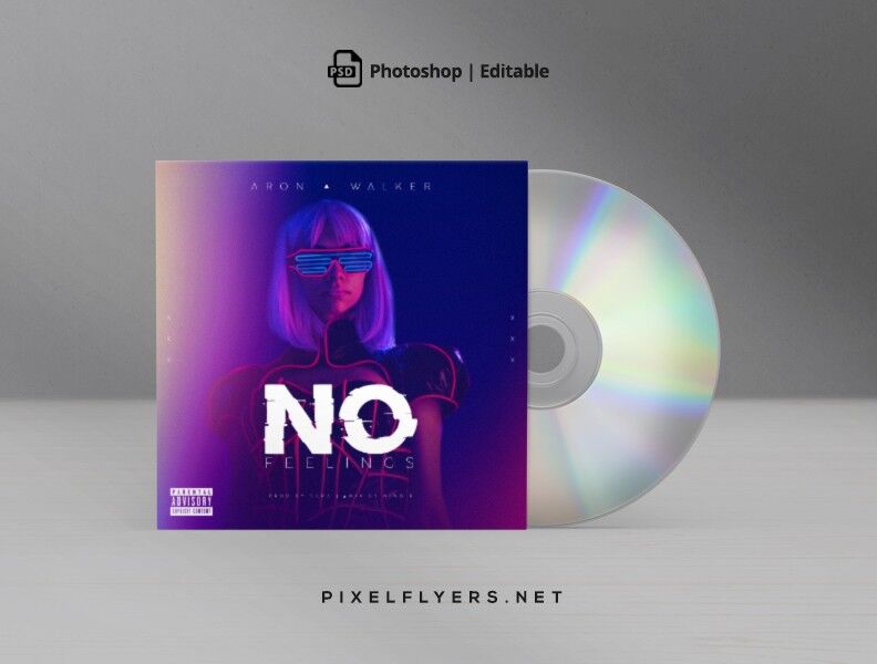 Modern Electro CD Cover Template Free Download | Resource Boy