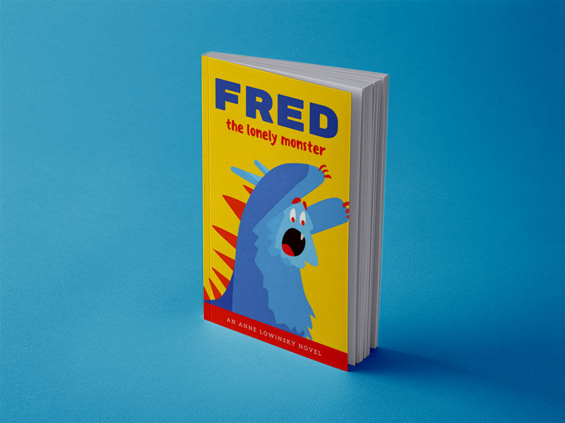 Paperback Book Title Mockup of a Book in Standing Position FREE PSD