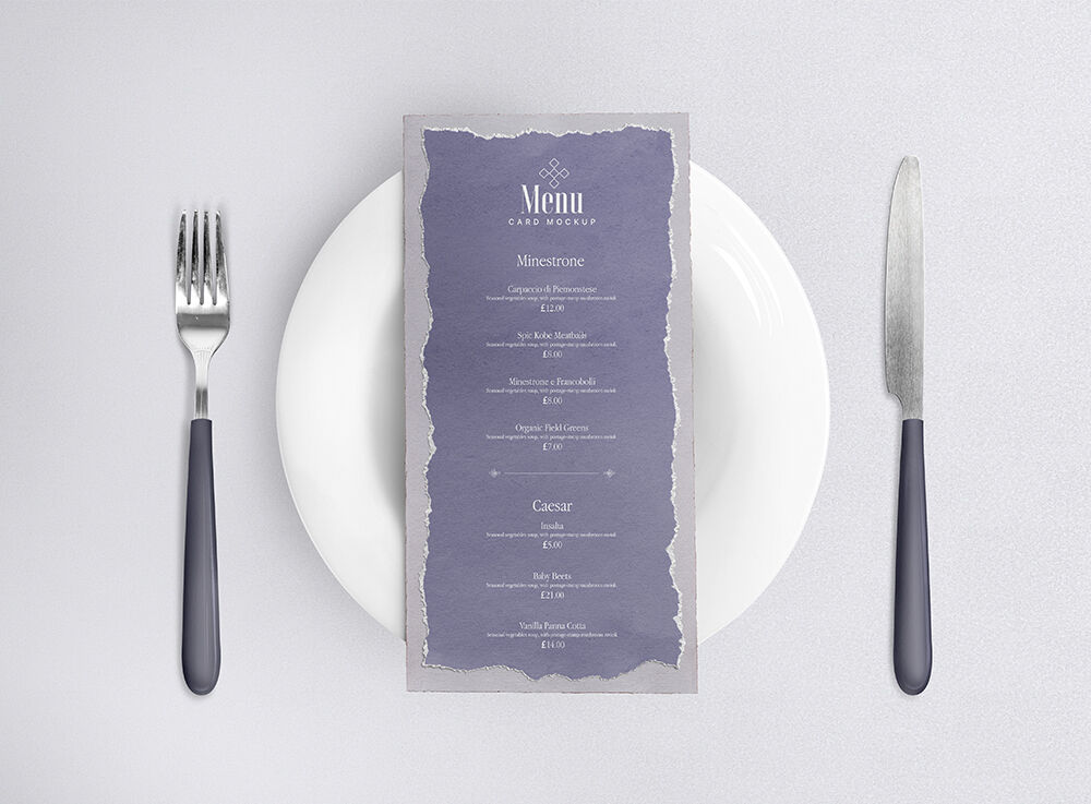 Free Napkin Mockup, Restaurant Napkin Mockup Free