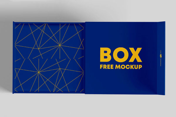 Set of Three Square Box Mockups FREE PSD