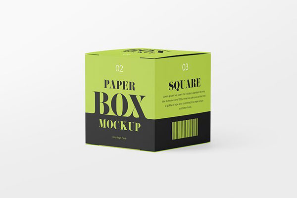 Side View of Paper Box Packaging Mockup Free Download | Resource Boy