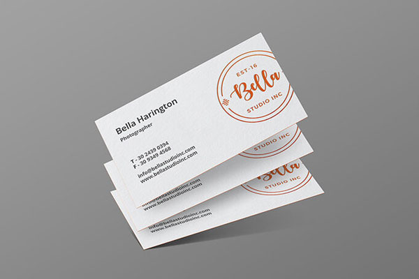 Three Floating Business Cards Mockup FREE PSD