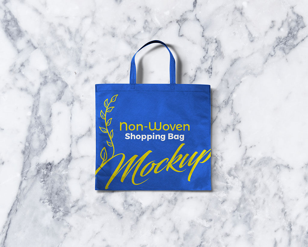 Non woven bag clearance mockup