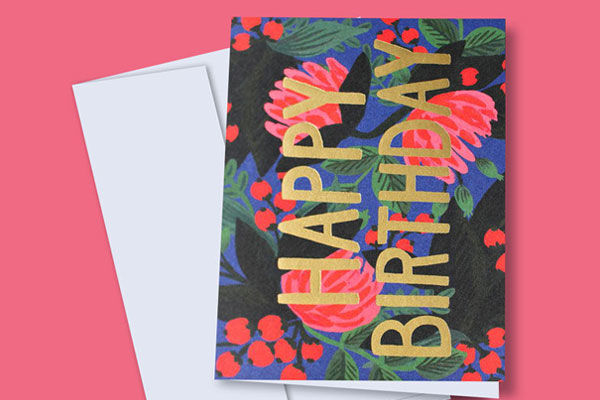 Top View of a Greeting Card with Its Pocket Mockup FREE PSD