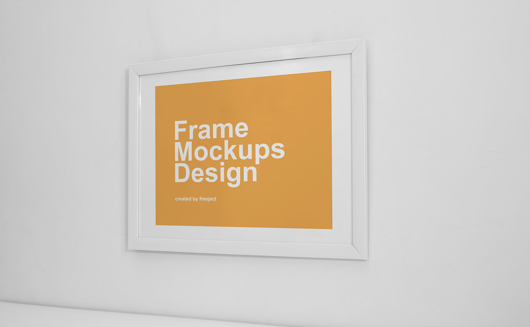 Two Plain and Clean Frame Mockups FREE PSD