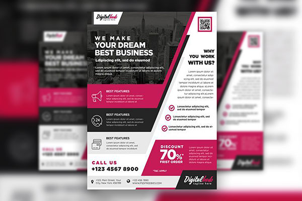 Urban Modern Business Flyer Template FREE PSD
