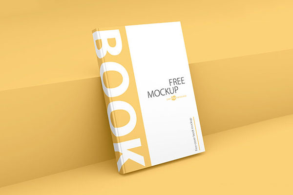 3 Book Cover Mockups in Different Positions FREE PSD