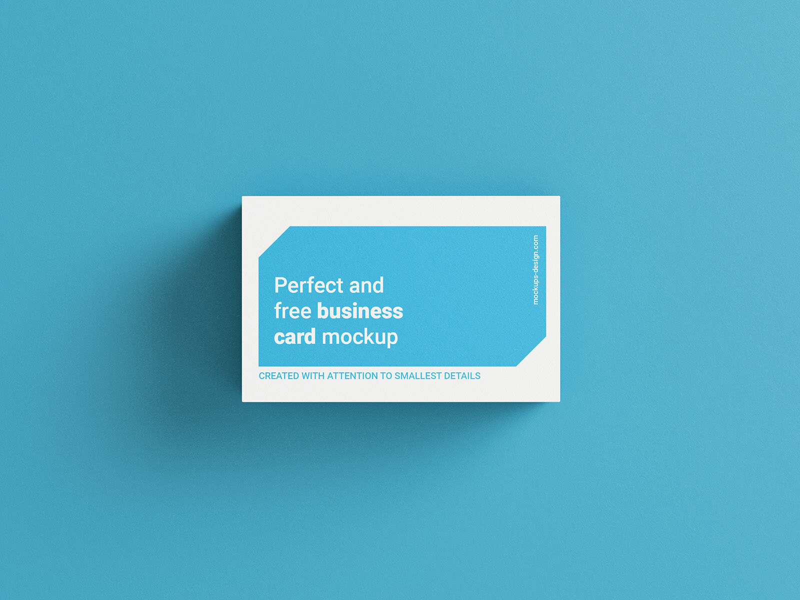 5 Business Cards Stack Mockups in Different Views FREE PSD