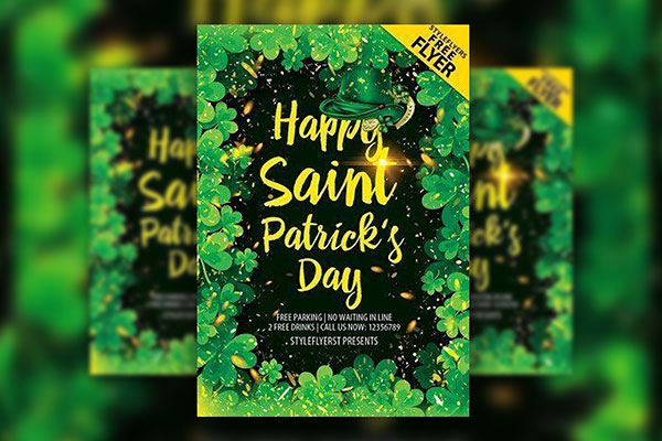 St Patricks Day Flyer – Free PSD Template - PSDFlyer