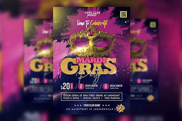 Color Party Flyer Template