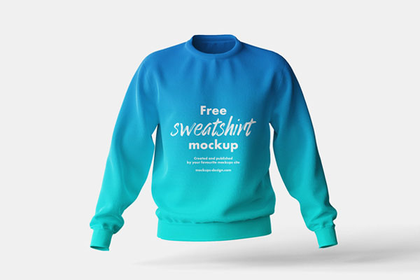 Floating, Inflated Sweatshirt Mockup Free Download | Resource Boy