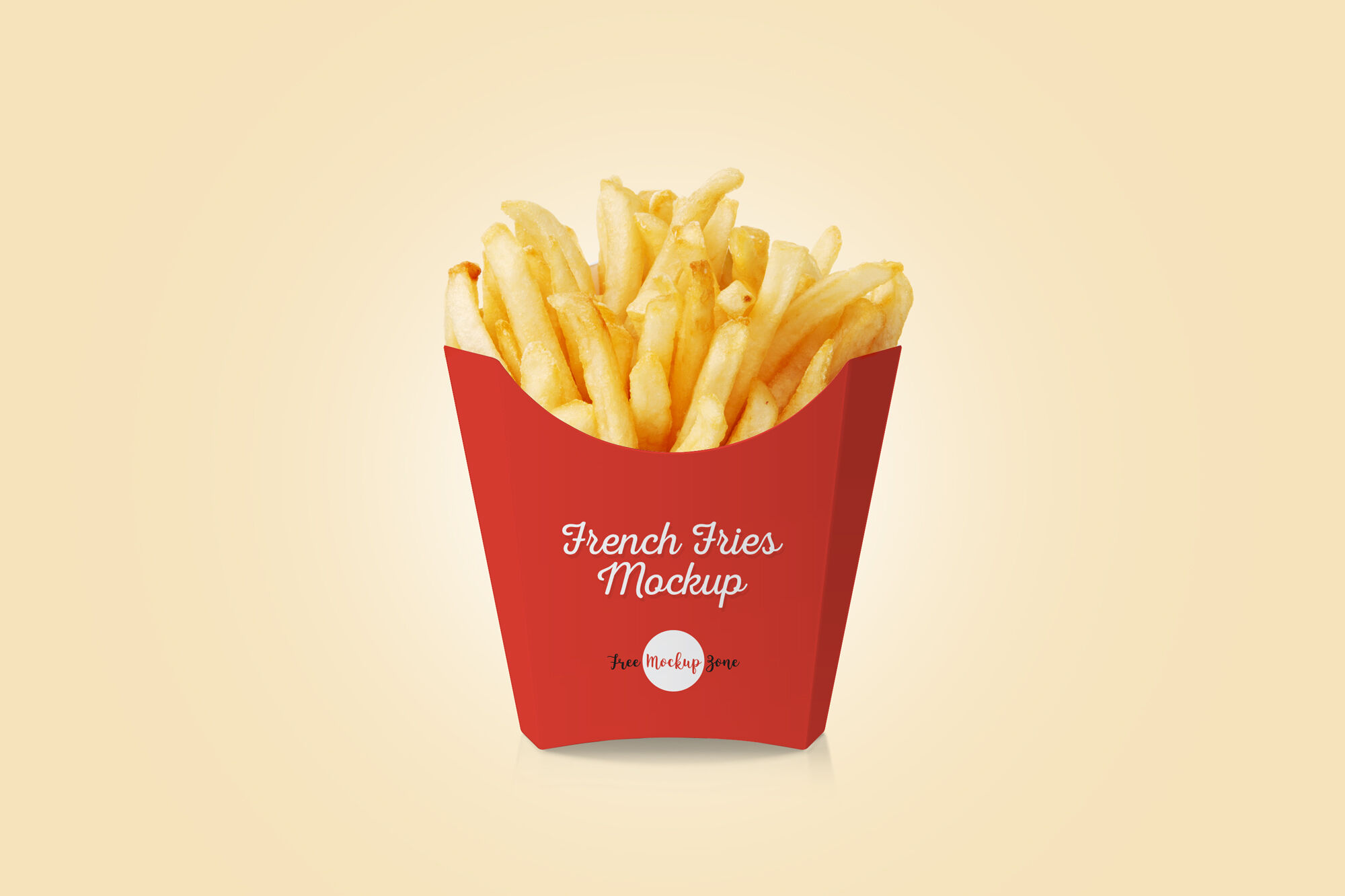 Hand Held French Fries Packaging Box Template Showing Coffee Color Simple  Mockup Template Download on Pngtree