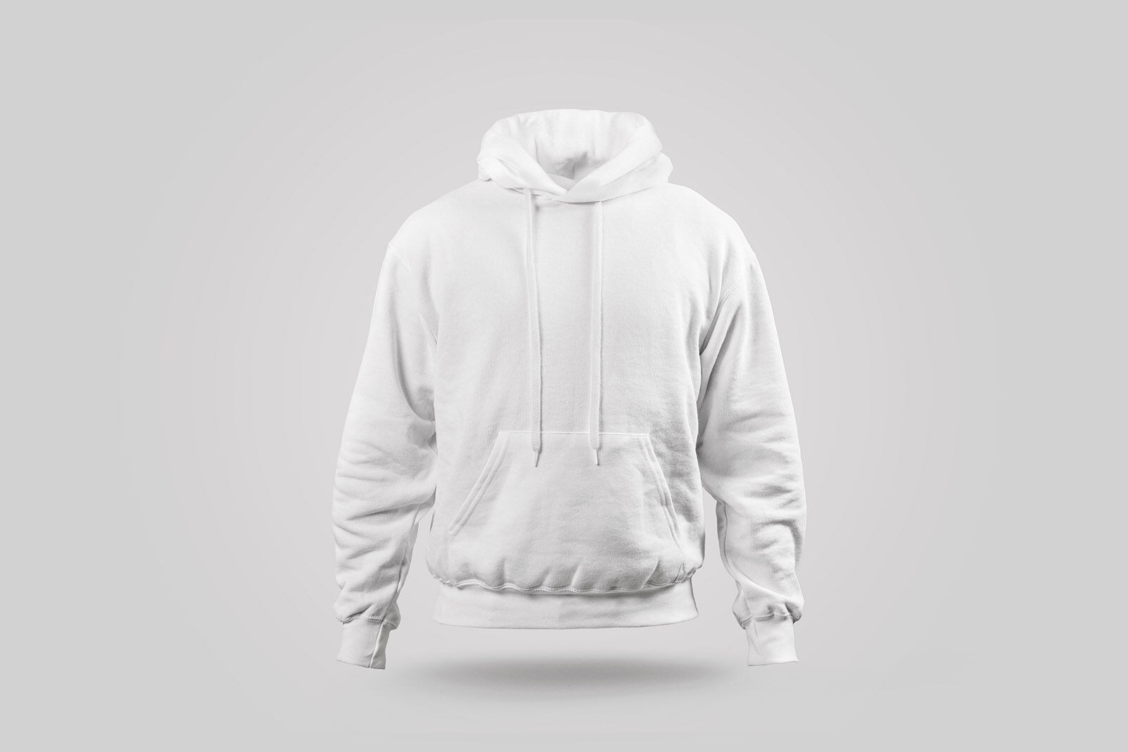 Front View of a Simple Hoodie Mockup FREE PSD