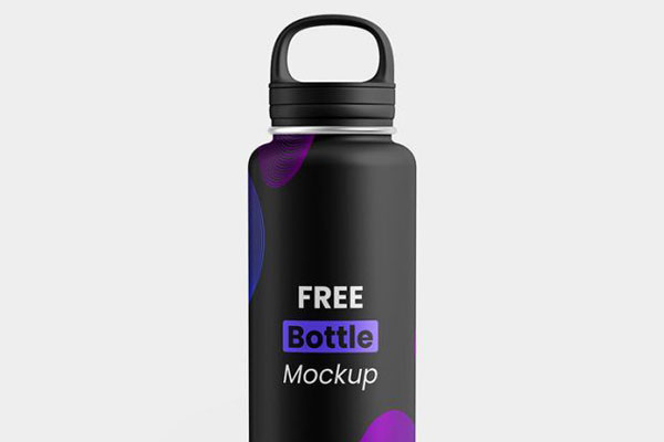 Bottle Top with Matte Wooden Look Mockup (FREE) - Resource Boy