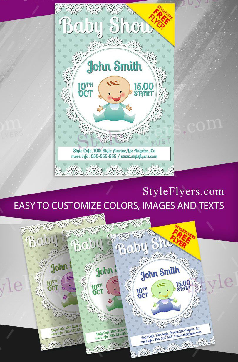 Free and customizable baby templates