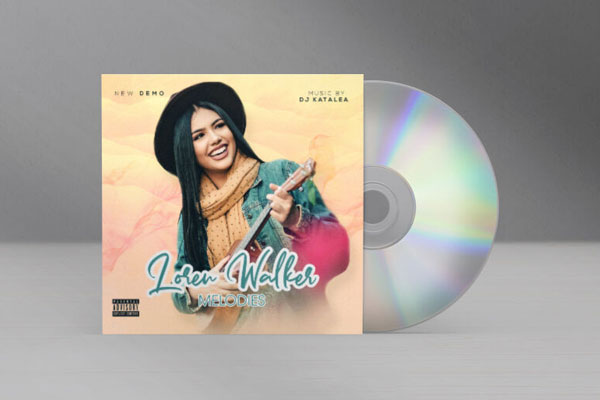 Modern CD Cover Artwork Template FREE PSD