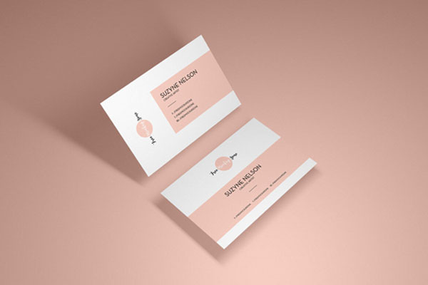 Business Card on Stone Mockup (FREE) - Resource Boy