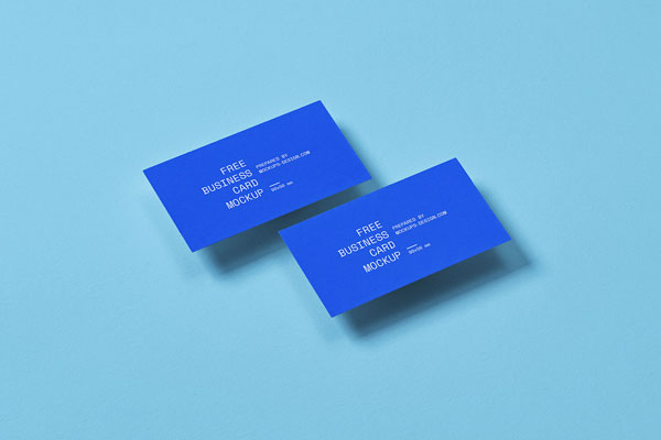 Three Standard Size Business Card Mockups Free Download | Resource Boy