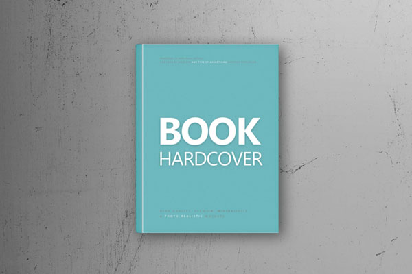 Top View Hardcover Book on Floor Mockup in Plain Setting FREE PSD