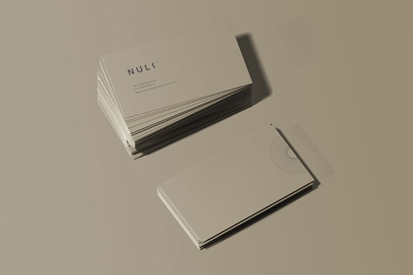 Top View Minimal Stacks of Business Cards Mockup FREE PSD