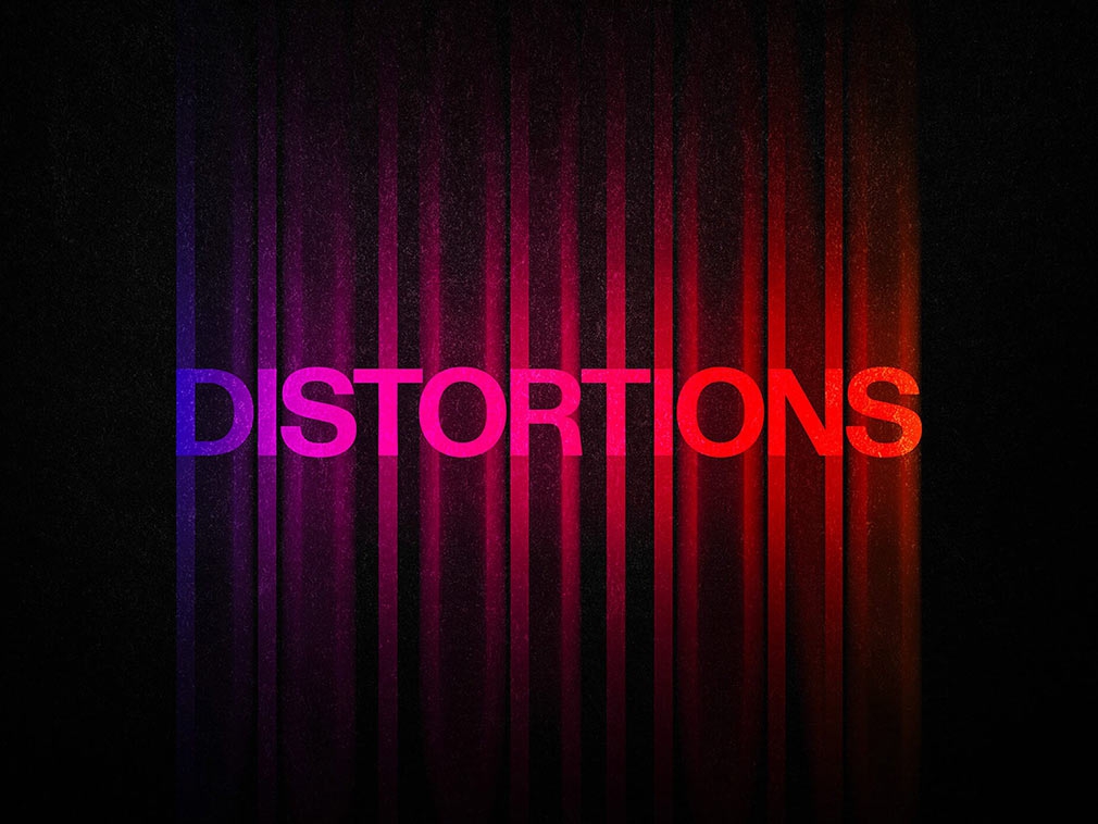 Color Distortion Text Effect FREE PSD