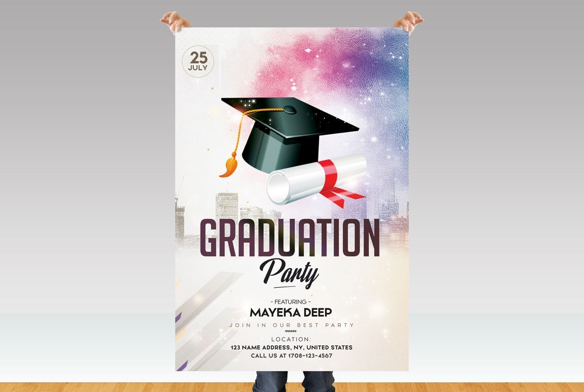 glittering-illustrated-urban-graduation-party-flyer-template-free