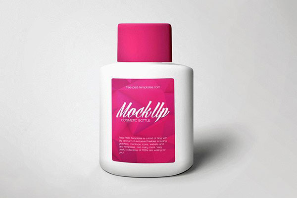 Minimal Font View Cosmetic Bottle Mockup in Different Settings FREE PSD