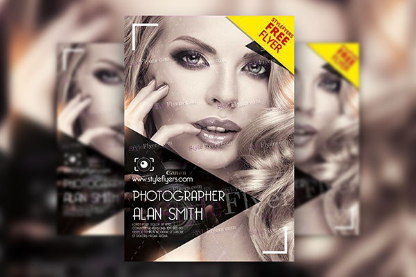 Modern Border Photography Flyer Template Free Download | Resource Boy