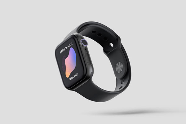 Apple Watch Series 7 PSD Mockup, Top View – Original Mockups