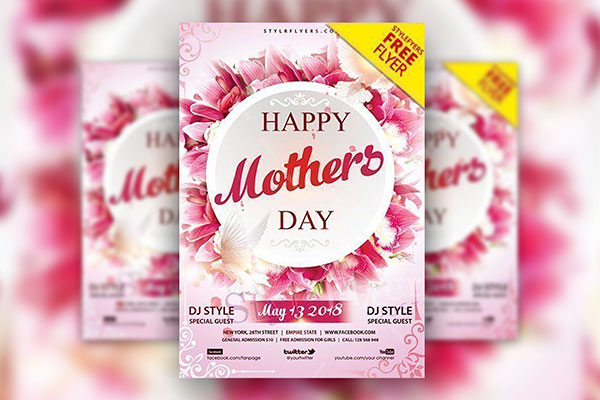 Mothers day flyer psd deals free