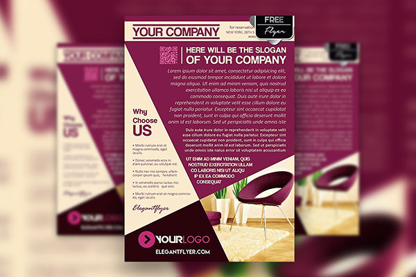 Modern Corporate Flyer and Facebook Cover Template FREE PSD