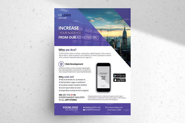 Urban Modern Agency Flyer Template FREE PSD