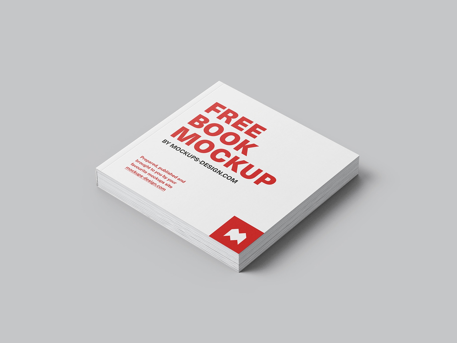 7 Square Book Mockups in Various Shots FREE PSD