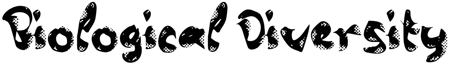 B Biological Diversity Font