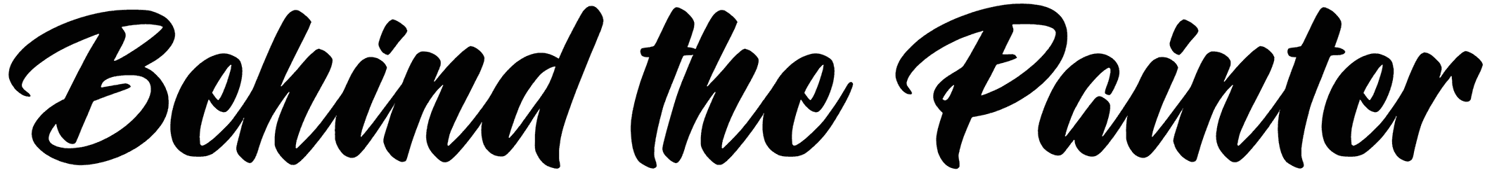 Behind The Painter Font
