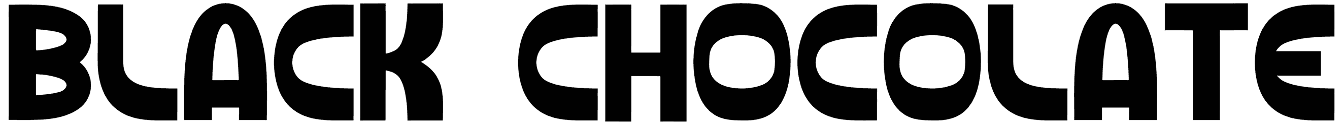 Black Chocolate Font