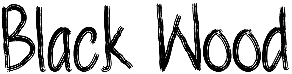 Black Wood Font