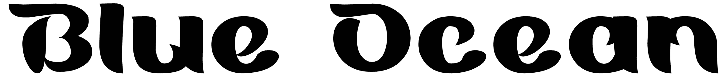 Blue Ocean Font