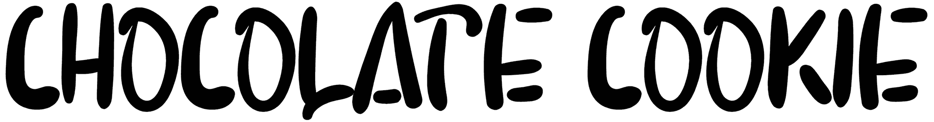 Chocolate Cookie Font