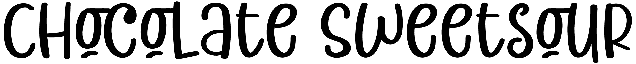 Chocolate Sweetsour Font