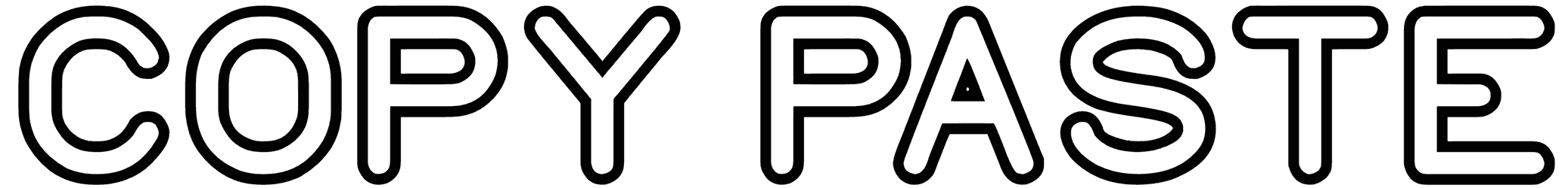 Copy Paste Font