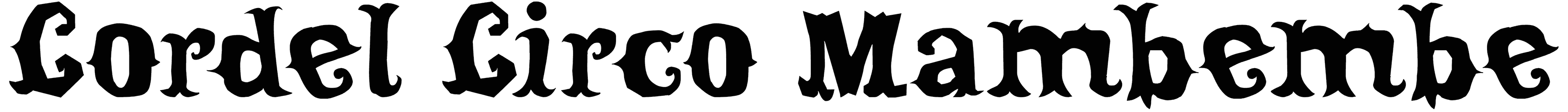Cordel Circo Mambembe Font