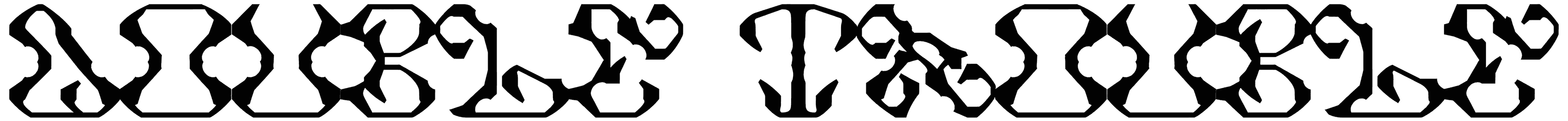 Double Trouble Font