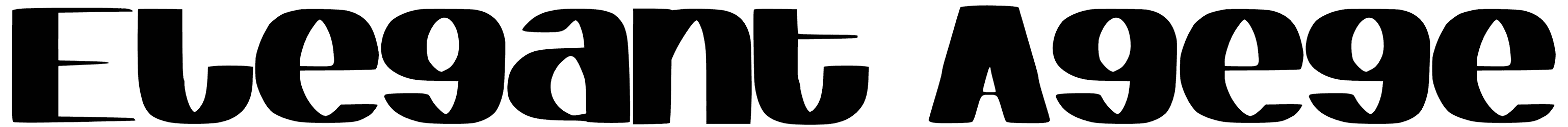 Elegant Agege Font